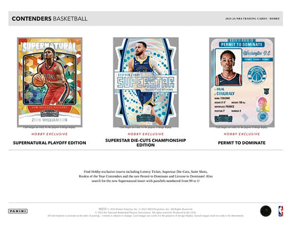 2023-24 Panini Contenders Basketball Hobby Box