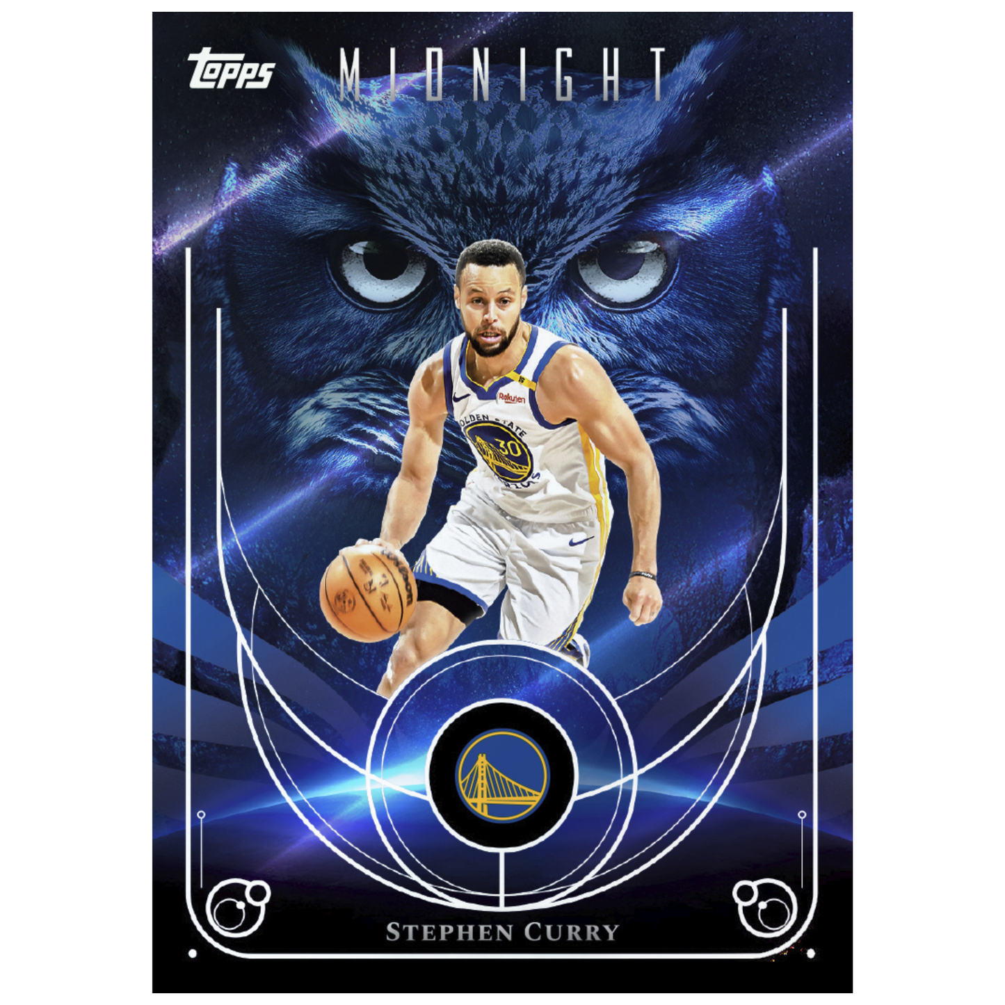 2025-26 Topps Midnight Basketball Night Owls Stephen Curry