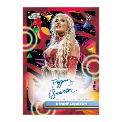 2026 Topps Cosmic Chrome WWE Tiffany Stratton Autograph