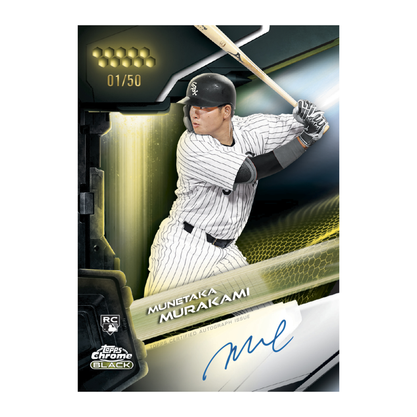 2026 Topps Chrome Black Baseball Autograph Munetaka Murakami