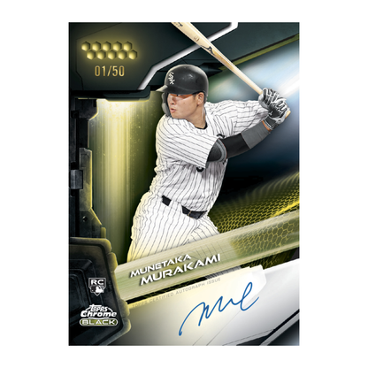 2026 Topps Chrome Black Baseball Autograph Munetaka Murakami