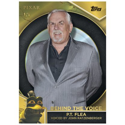2025 Topps Pixar Gold Beyond the Voice P.T. Flea