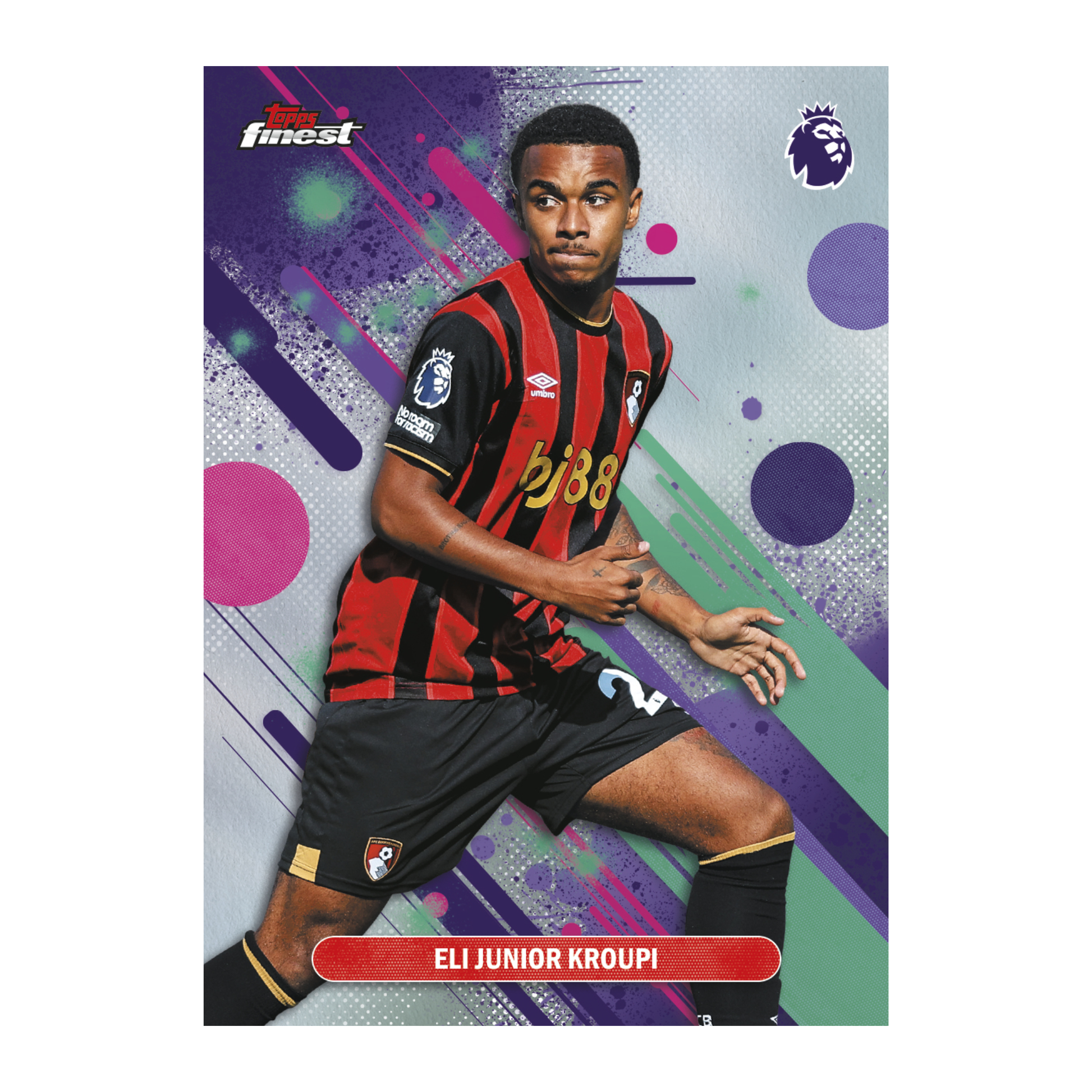 2026 Topps Finest Premiere League Soccer Eli Junior Kroupi