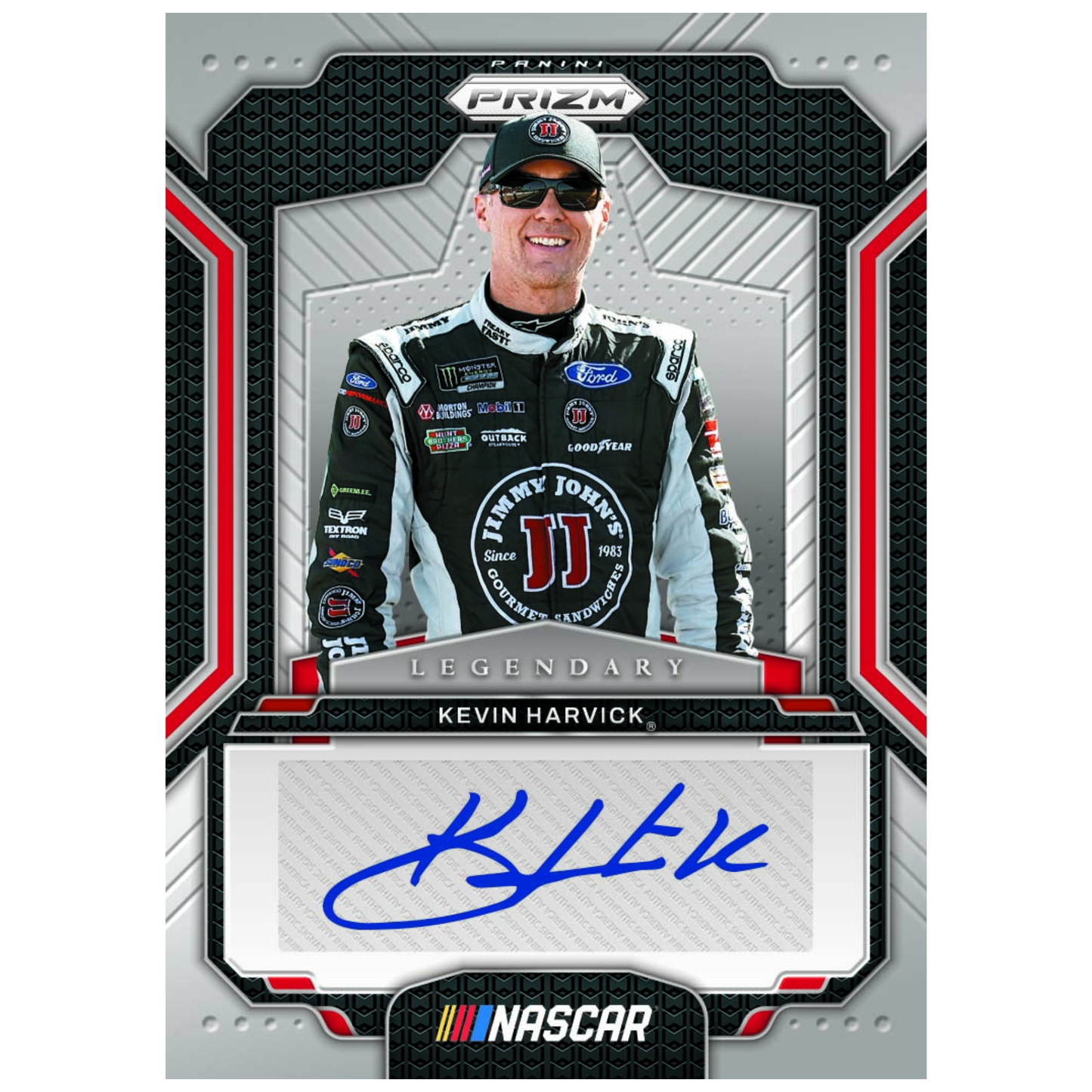 2025 Panini Prizm Racing Legendary Autograph Kevin Harvick