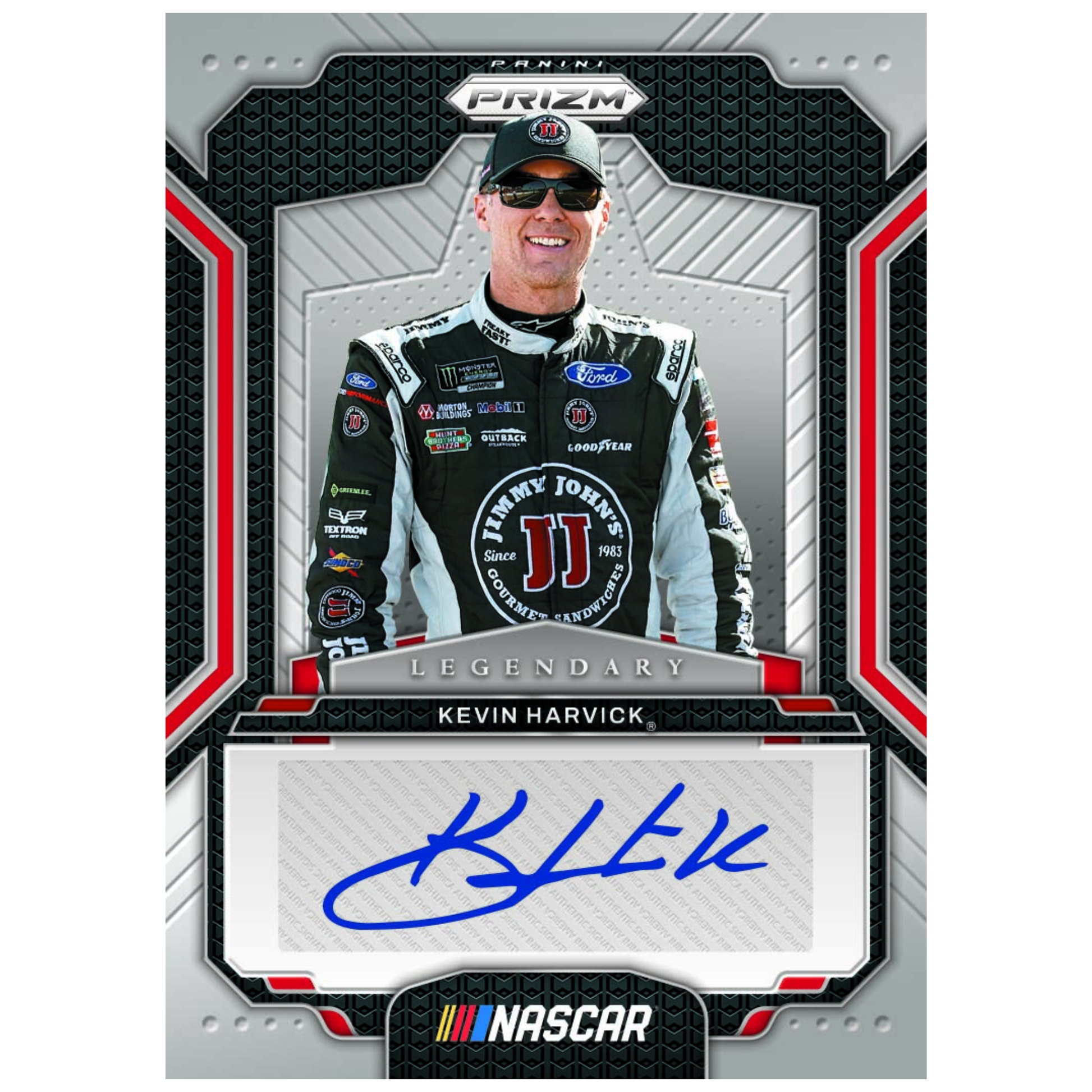 2025 Panini Prizm Racing Legendary Autograph Kevin Harvick