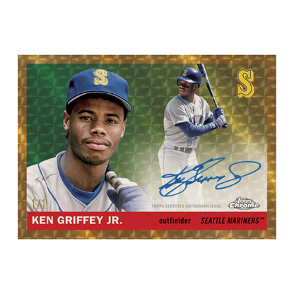 2025 Topps Chrome Platinum Baseball 1955 Topps Chrome Autographs Ken Griffey Jr. 