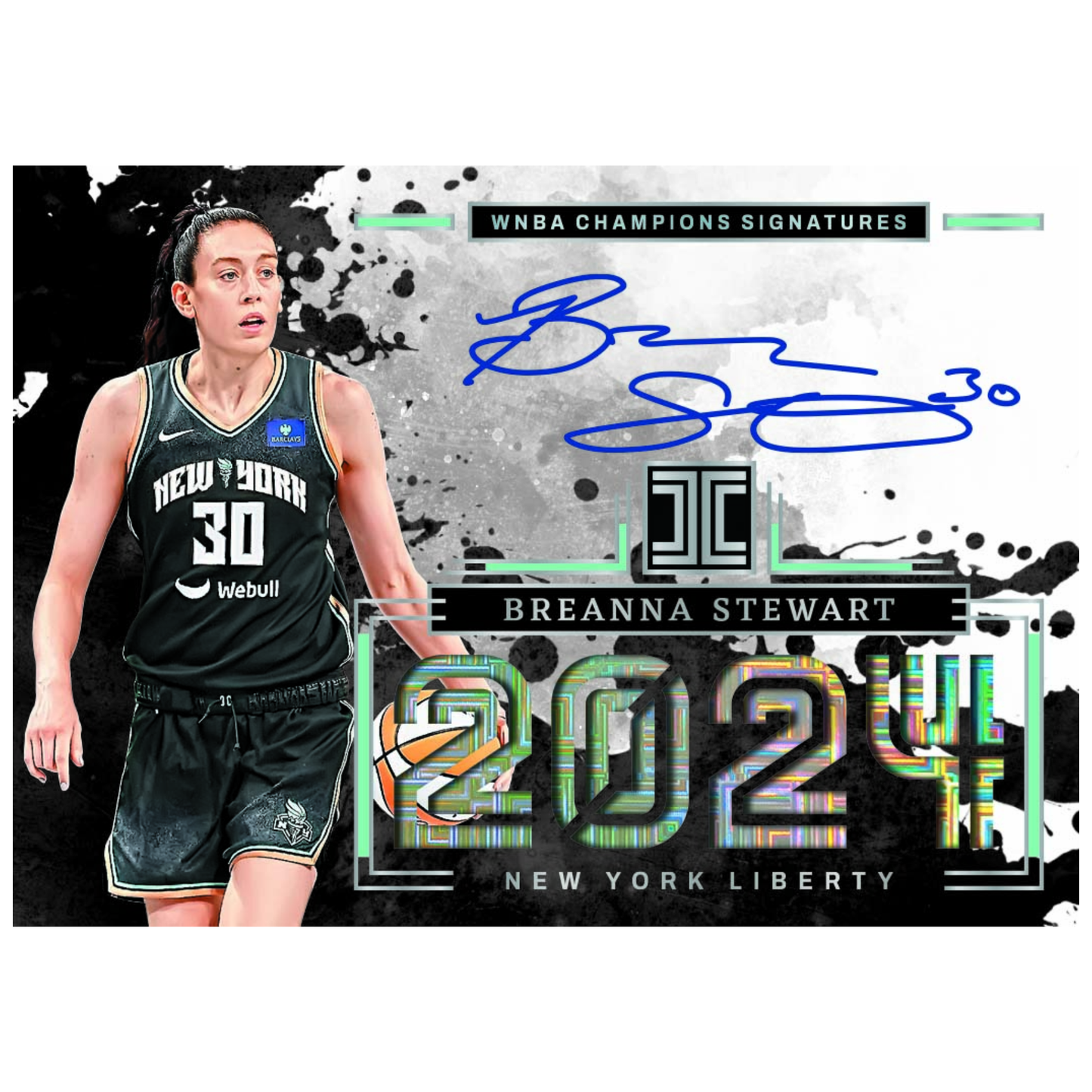 2025 Panini Impeccable WNBA Basketball WNBA Champions Signatures Breanna Stewart