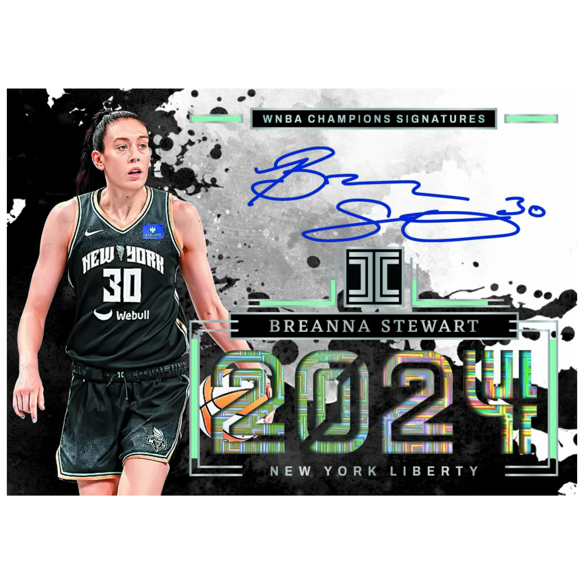 2025 Panini Impeccable WNBA Basketball WNBA Champions Signatures Breanna Stewart