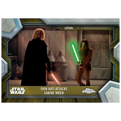 2025 Topps Star Wars Hyperspace Shin Hati Attacks Sabine Wren