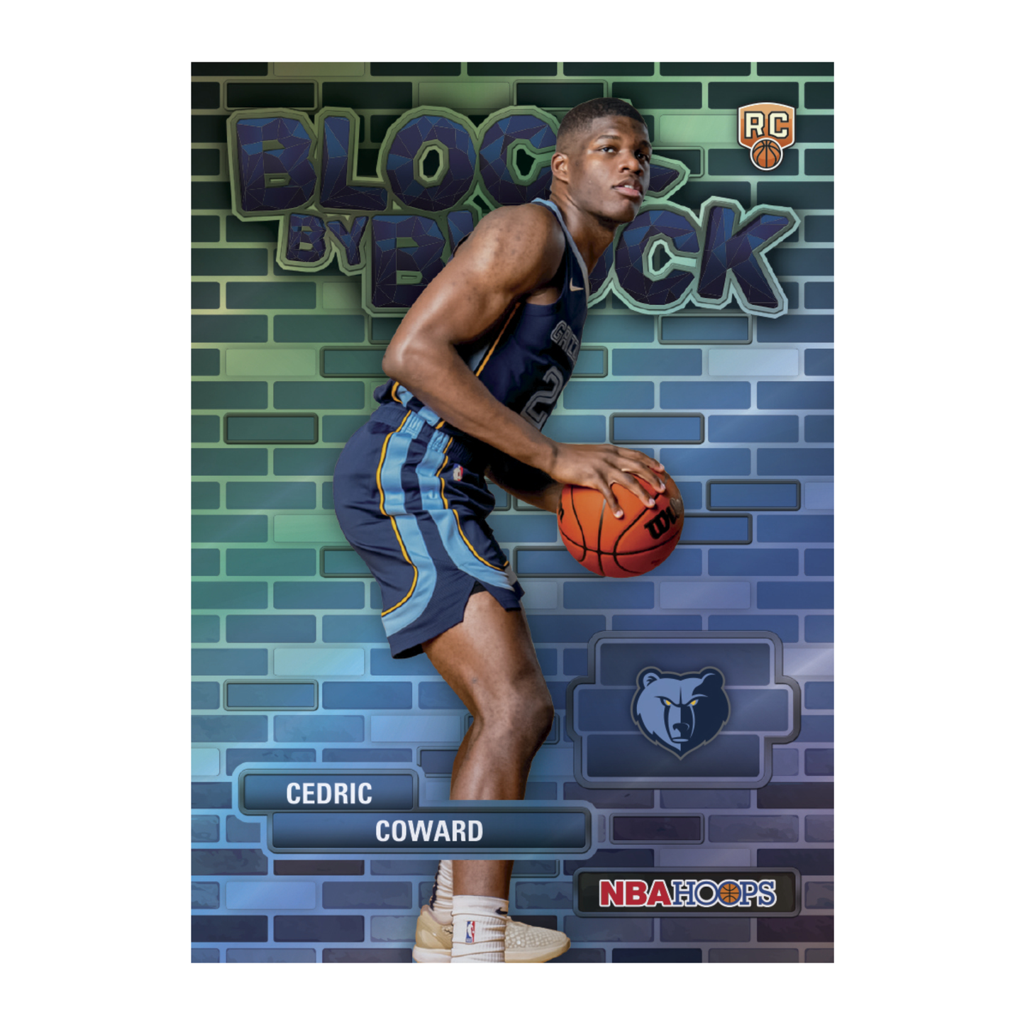 2025-26 Topps NBA Hoops Basketball Block by Block Cedric Coward