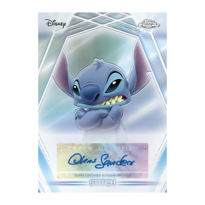 2026 Topps Disney Neon Autograph Stitch