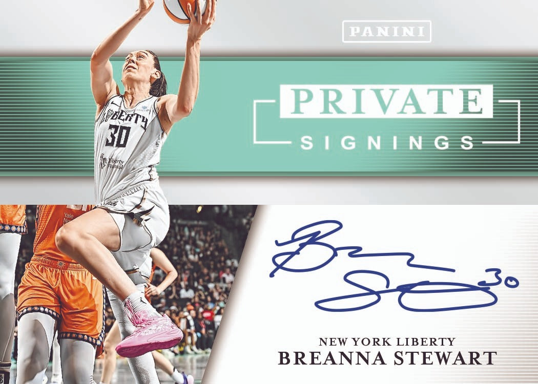 2026 Panini Donruss WNBA Basketball Breanna Stewart Private Signings Autograph Card