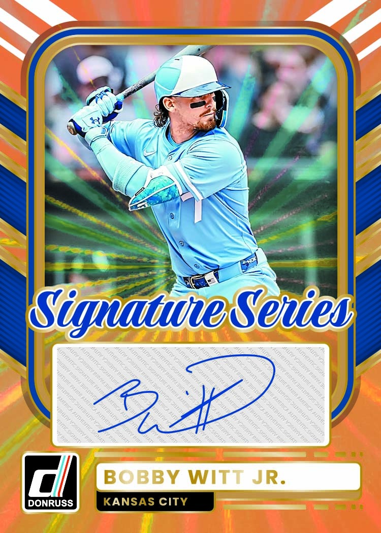 2026 Panini Donruss Baseball Booby Witt Jr. Signature