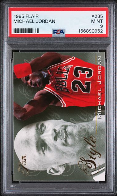 1995 Flair #235 Michael Jordan PSA 9 - Front