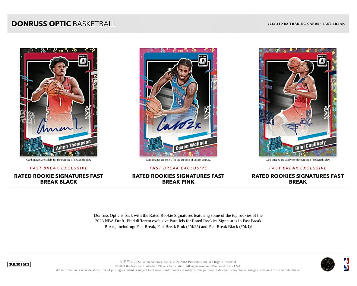 2023-24 Panini Donruss Optic Basketball Fast Break Box