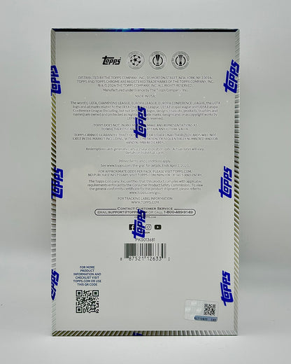 2023-24 Topps Chrome UEFA Club Competitions Hobby Box