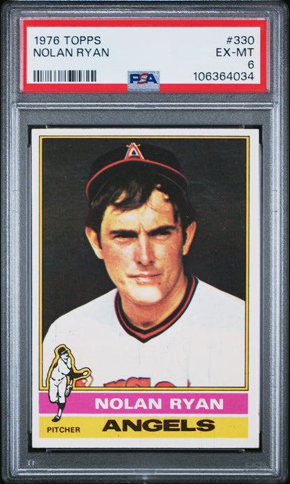 1976 Topps #330 Nolan Ryan PSA 6