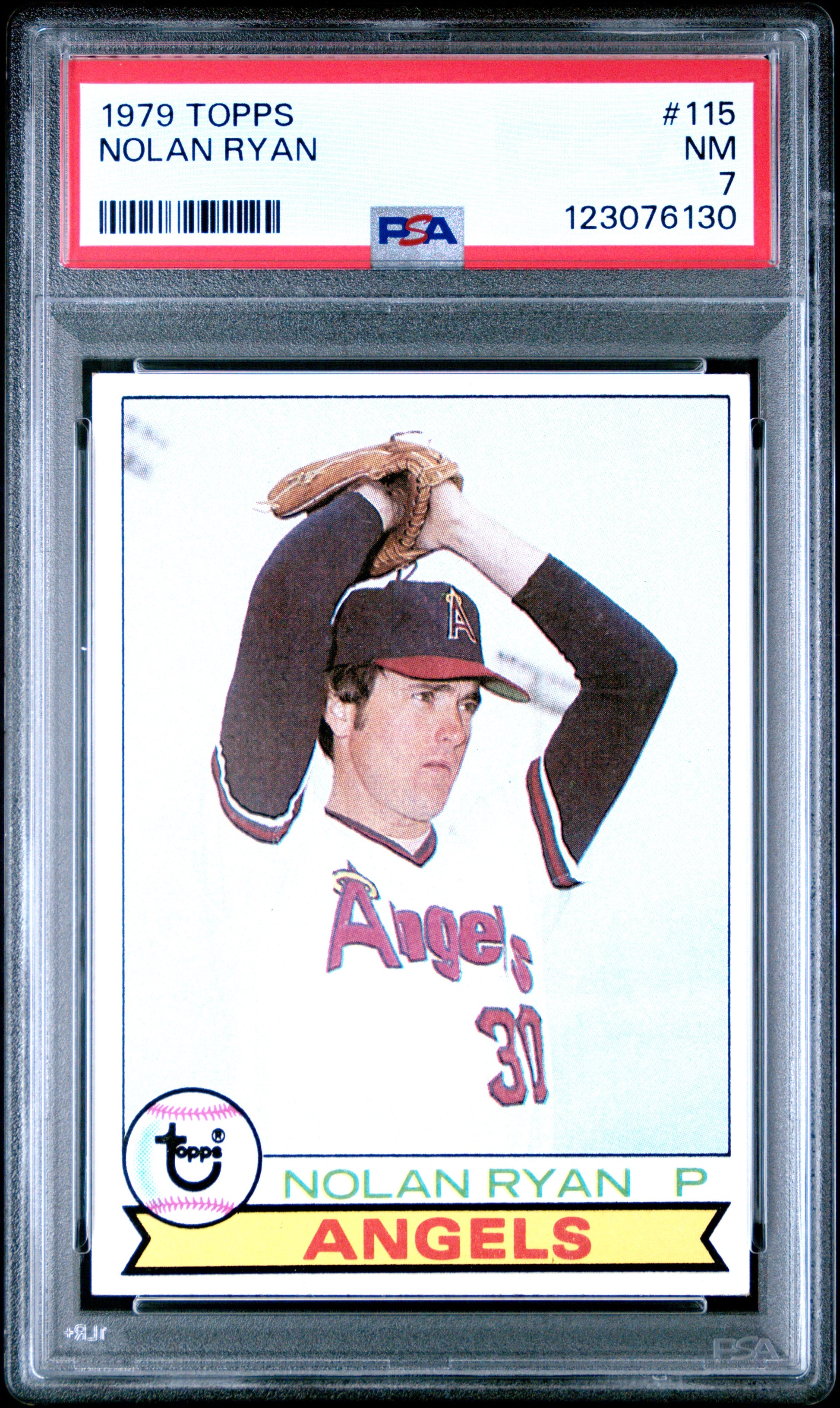 1979 Topps #115 Nolan Ryan PSA 7