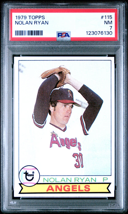 1979 Topps #115 Nolan Ryan PSA 7