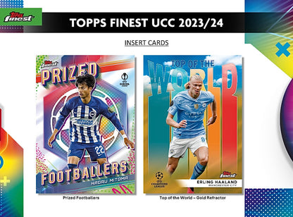 2023-24 Topps Finest UEFA Club Competitions Soccer Hobby Box