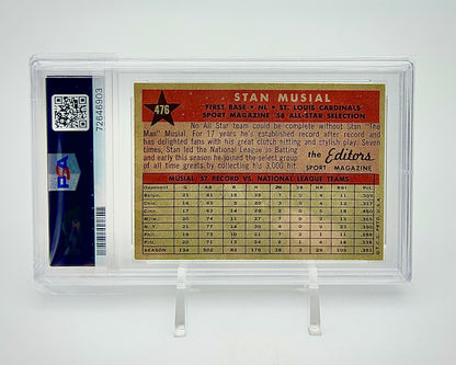 1958 Topps All Star: #476 Stan Musial (PSA 6)