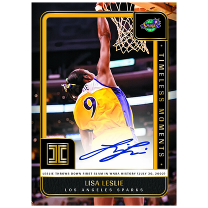 2025 Panini Impeccable WNBA Basketball Timeless Moments Autograph Lisa Leslie