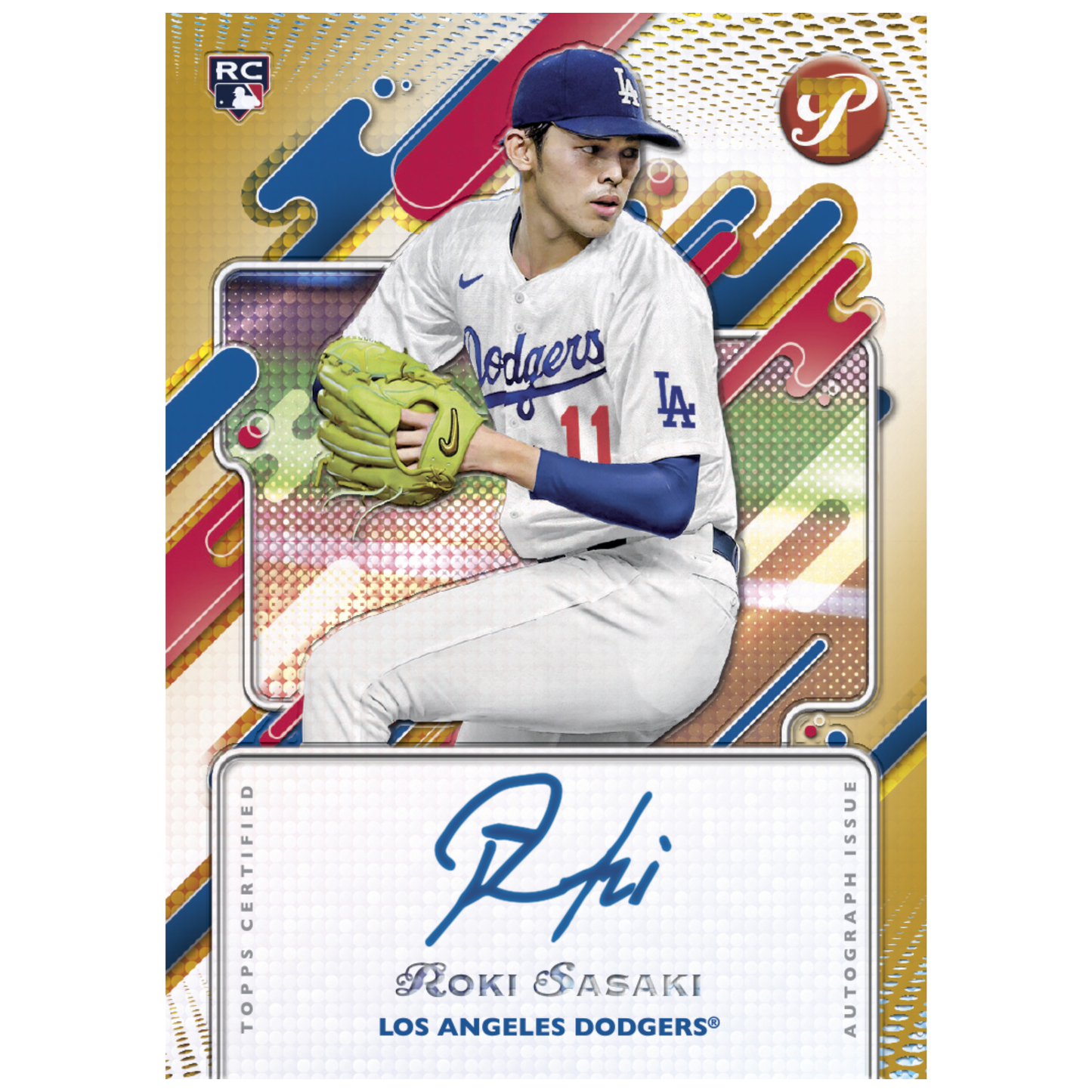2025 Topps Pristine Baseball Gold Autograph Roki Sasaki