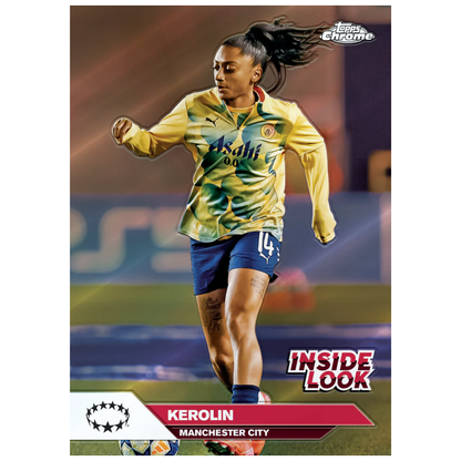 2024-25 Topps Chrome UEFA Women’s Champions League Soccer Inside Look Kerolin