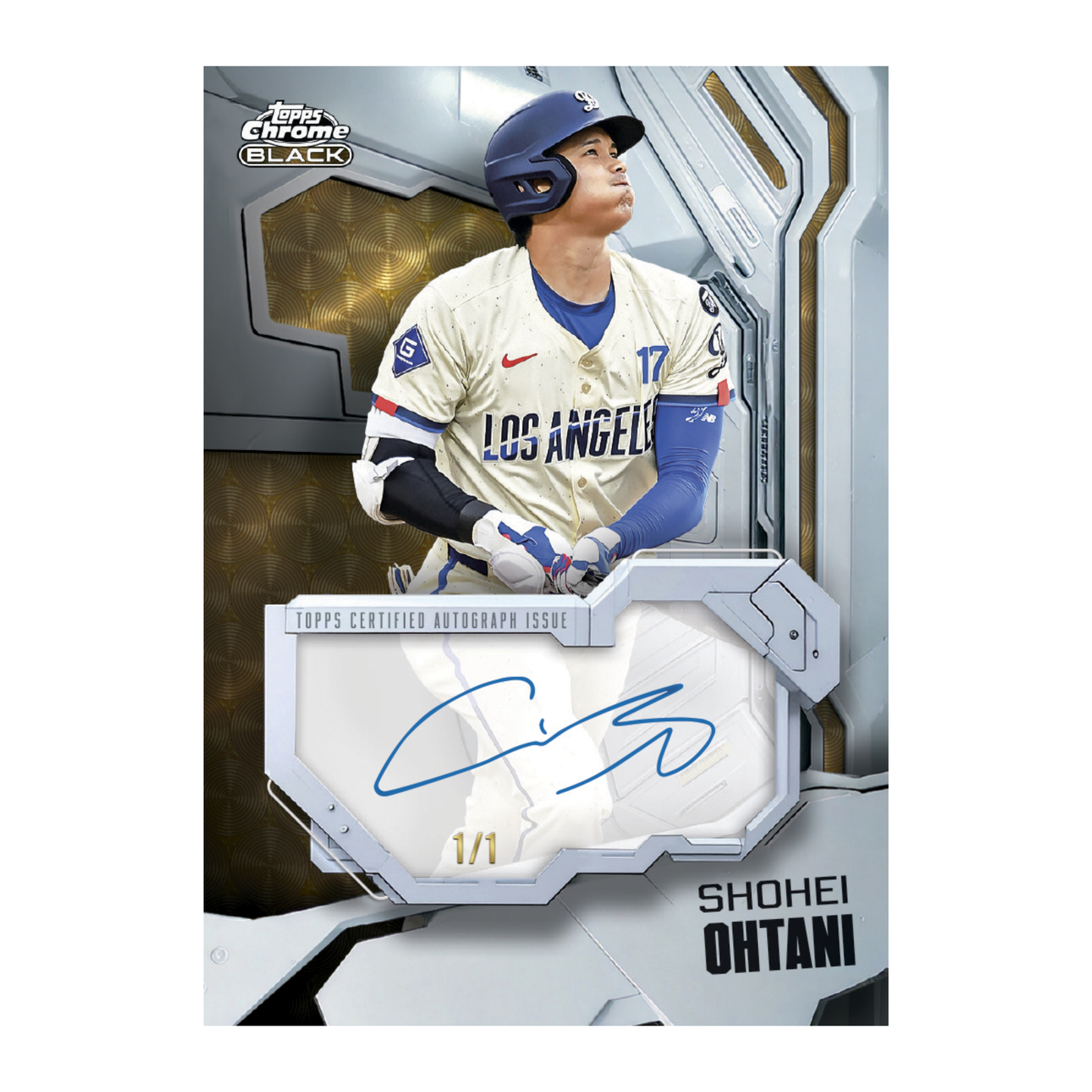 2026 Topps Chrome Black Baseball Ivory Autograph Shohei Ohtani