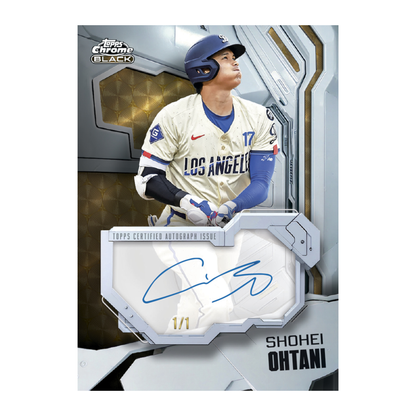 2026 Topps Chrome Black Baseball Ivory Autograph Shohei Ohtani