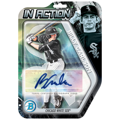 2025 Bowman Draft Baseball In Action Autograph Billy Carlson