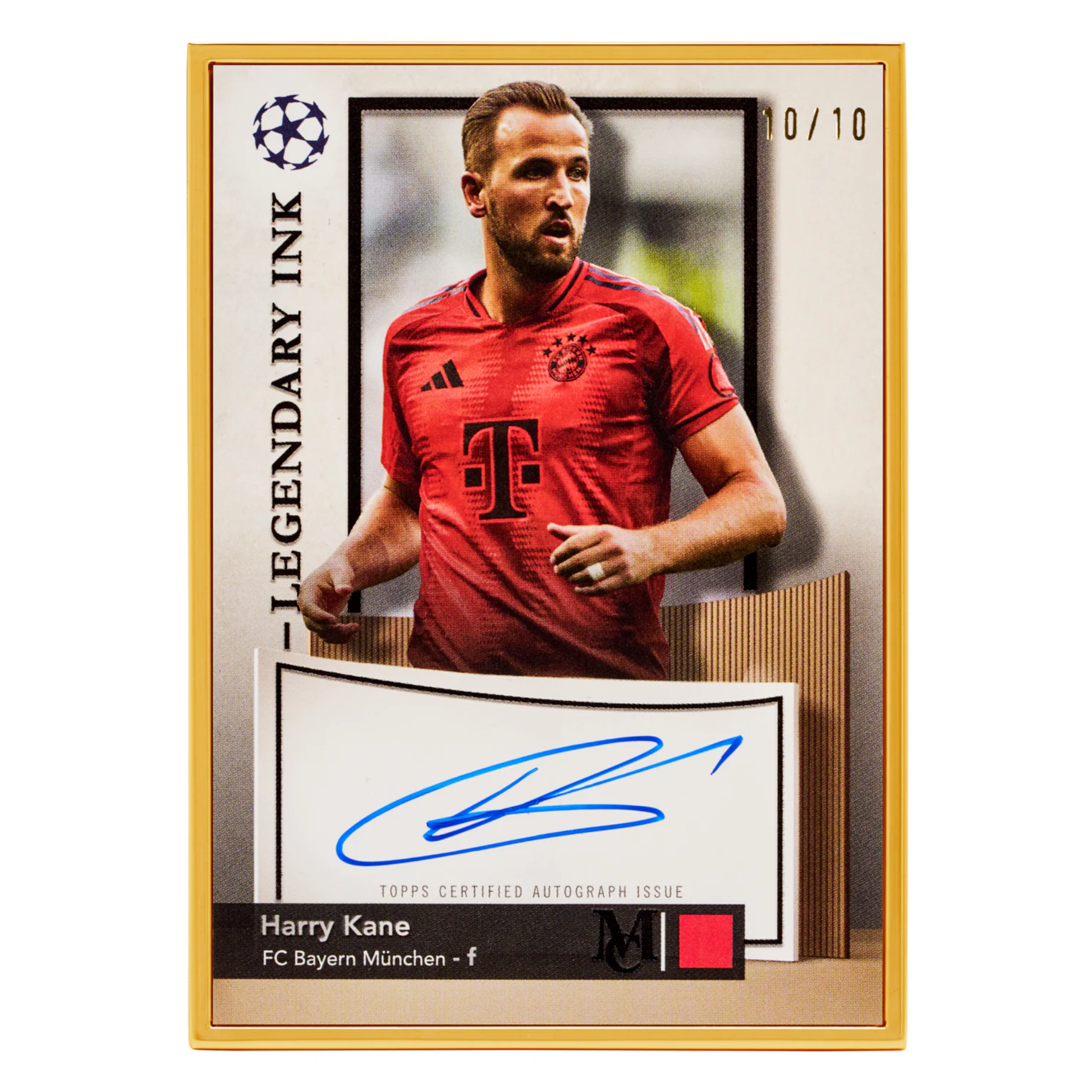 2024-25 Topps Museum Collection UEFA Club Competition Soccer Legendary Ink Harry Kane