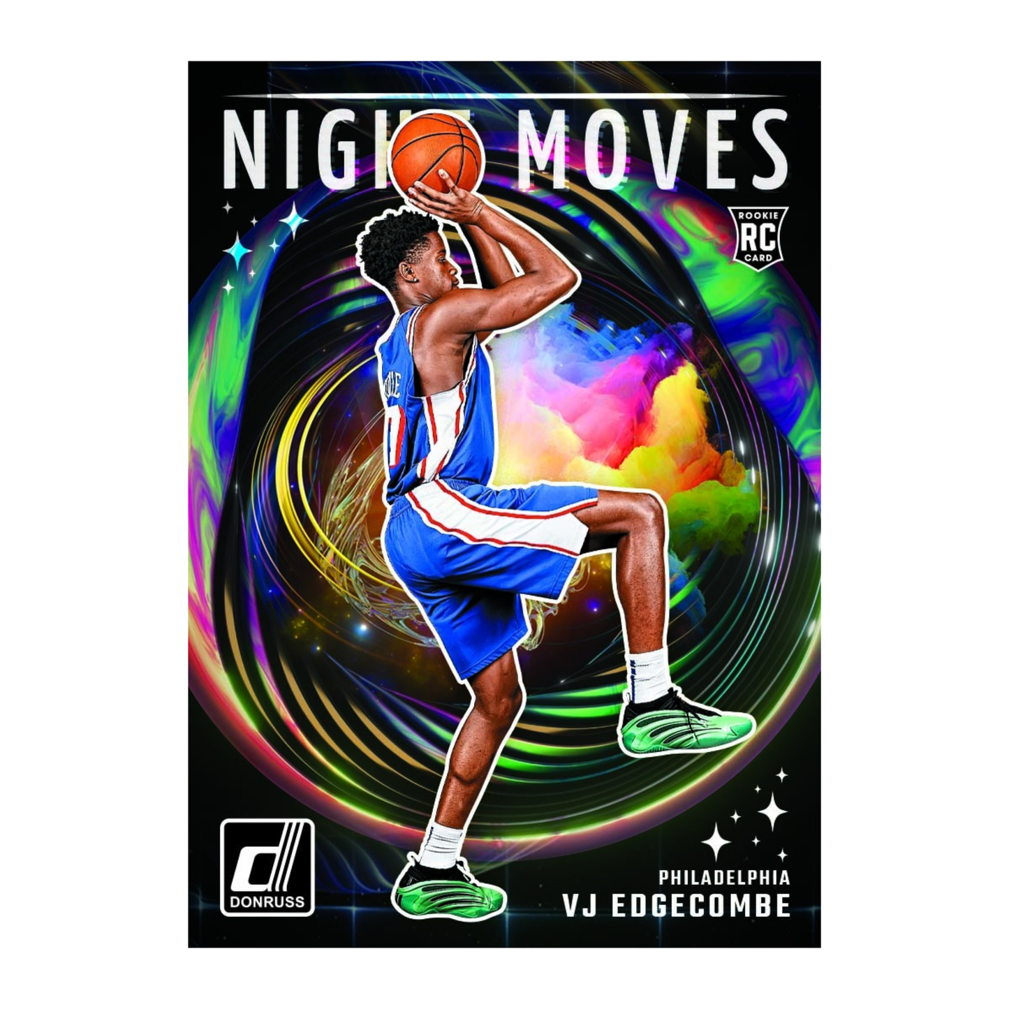 2025-26 Panini Donruss Basketball Night Moves VJ Edgecombe