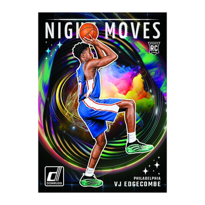 2025-26 Panini Donruss Basketball Night Moves VJ Edgecombe