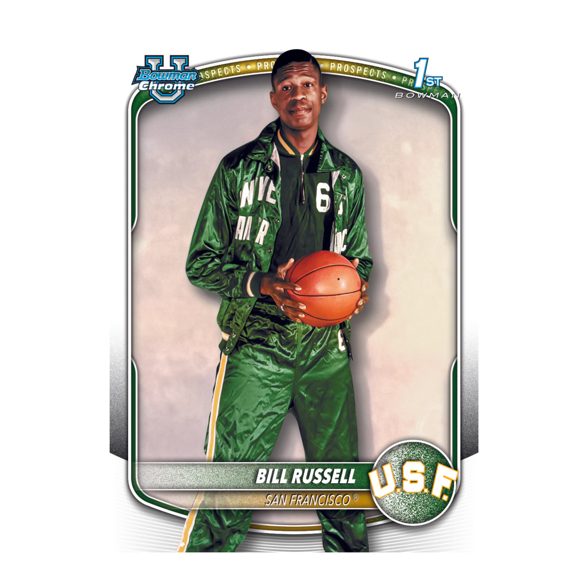 2025-26 Bowman Basketball Retrofractor Bill Russell