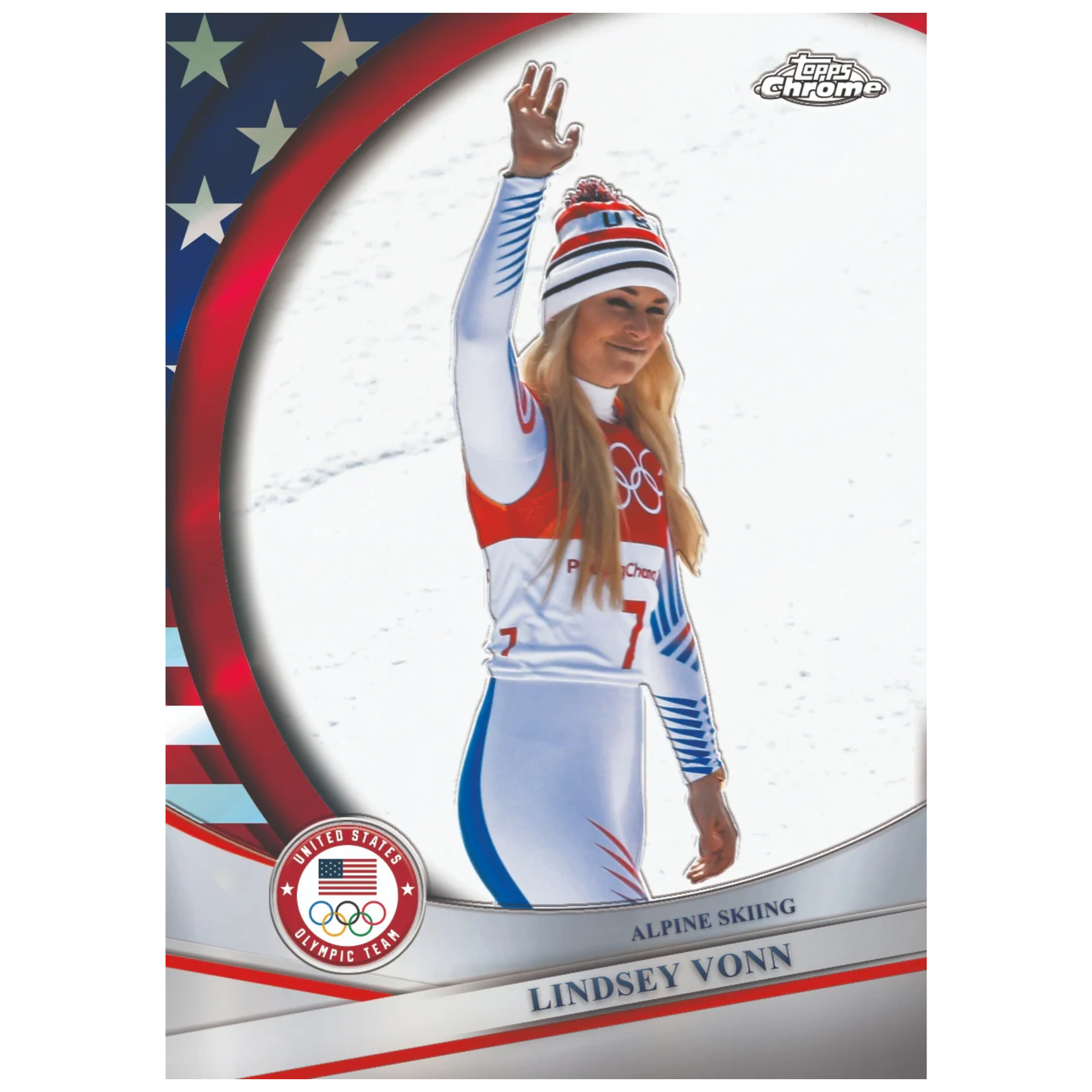 2026 Topps Chrome US Olympic & Paralympic Hopefuls Lindsey Vonn