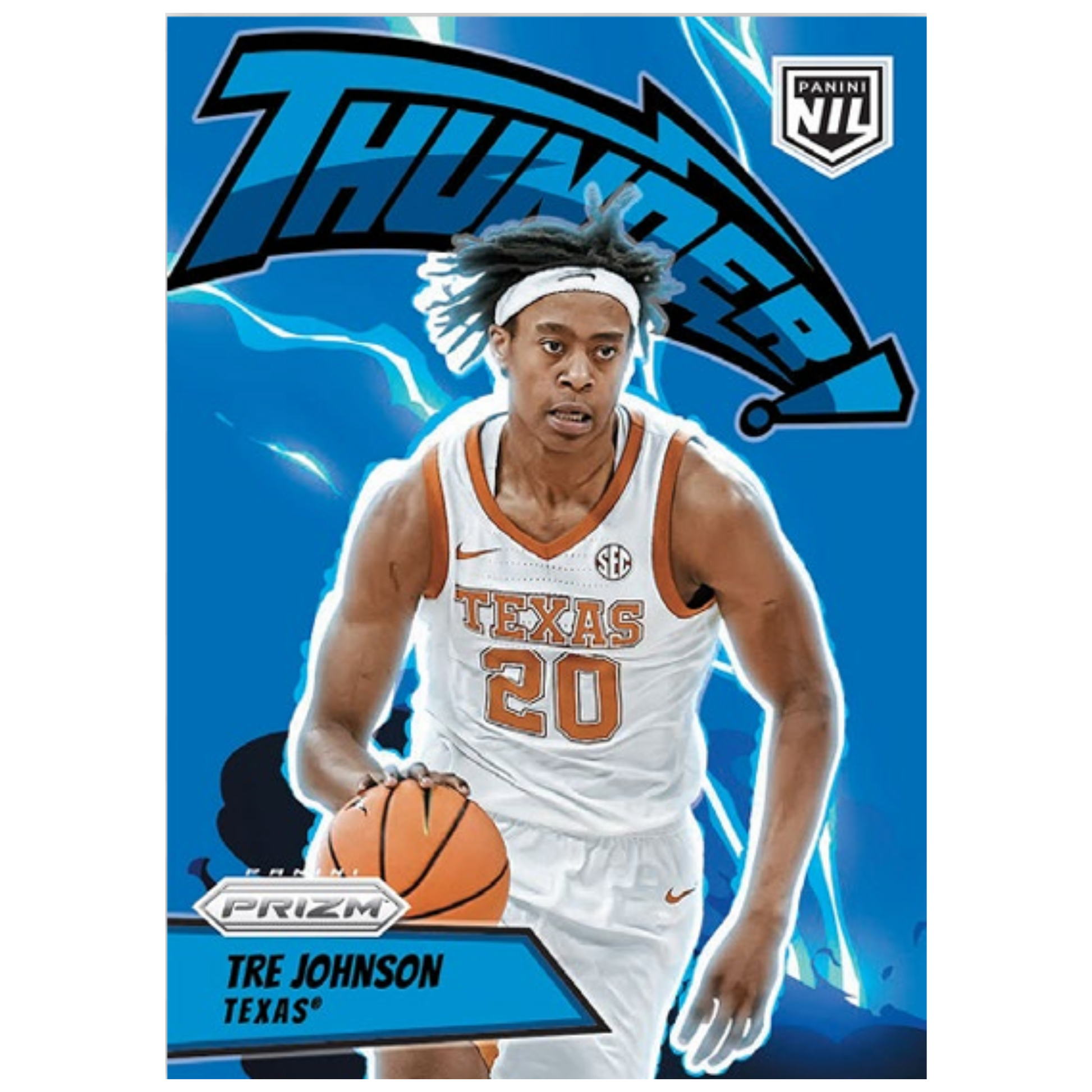 2025 Panini University of Texas NIL Thunder Tre Johnson