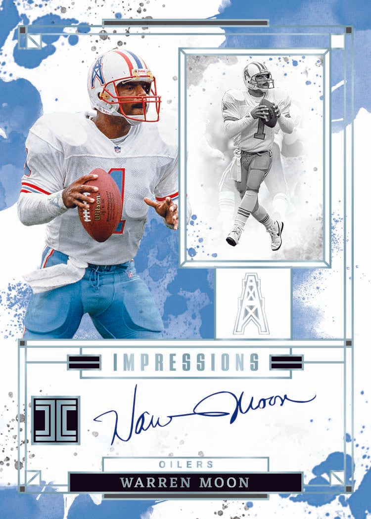 2025 Panini Impeccable Football Impressions Autograph Warren Moon