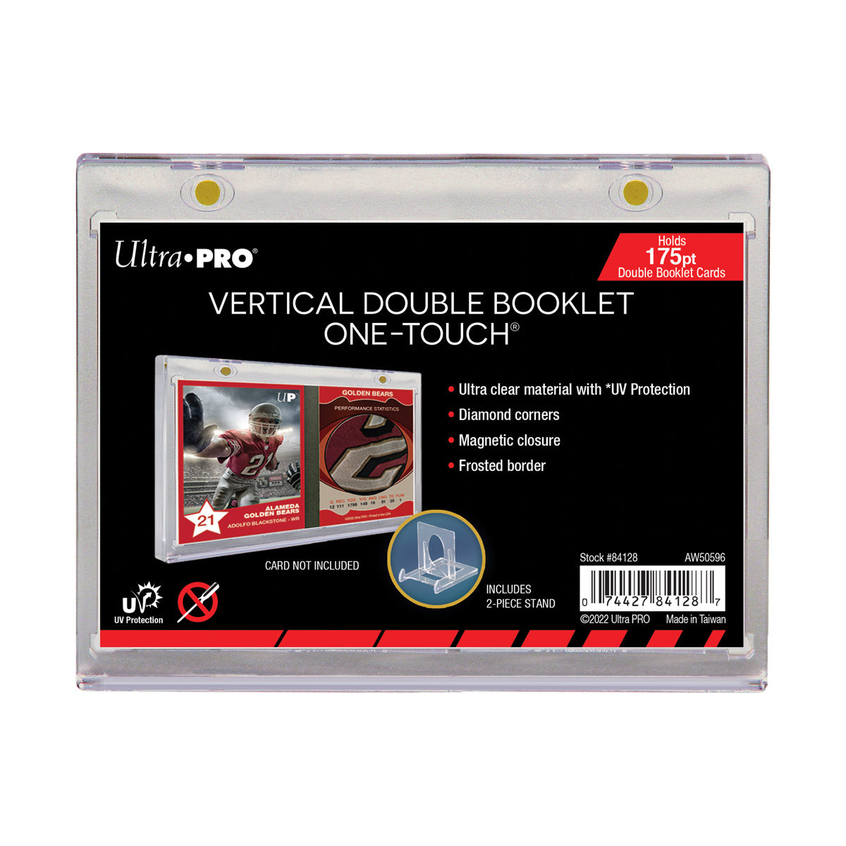 Ultra PRO ONE-TOUCH® Vertical Booklet Card Holder UV