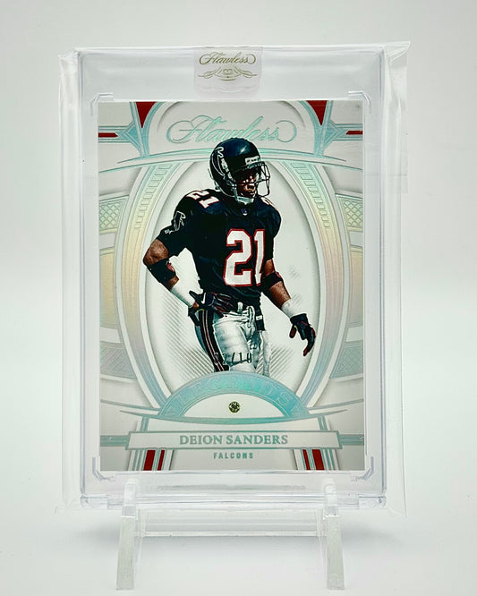 2022 Panini Flawless Legends Diamond /10 Deion Sanders #91
