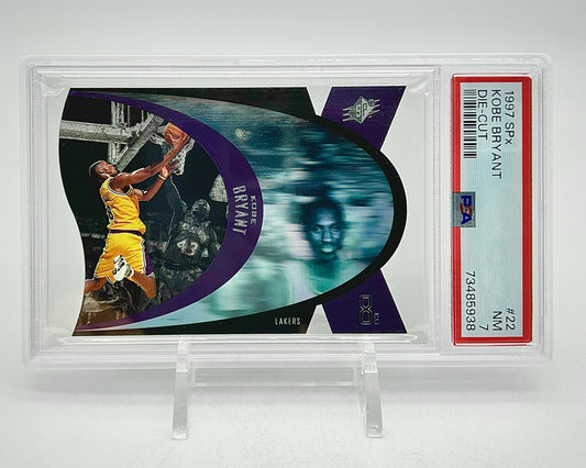 1997 Upper Deck SPx Die-Cut: #22 Kobe Bryant (PSA 7)