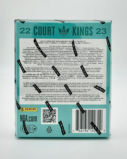 2022-23 Panini Court Kings Basketball Hobby Box