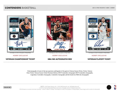 2023-24 Panini Contenders Basketball Hobby Box