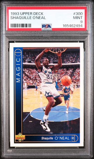 1993 Upper Deck #300 Shaquille O'Neal PSA 9 - Front