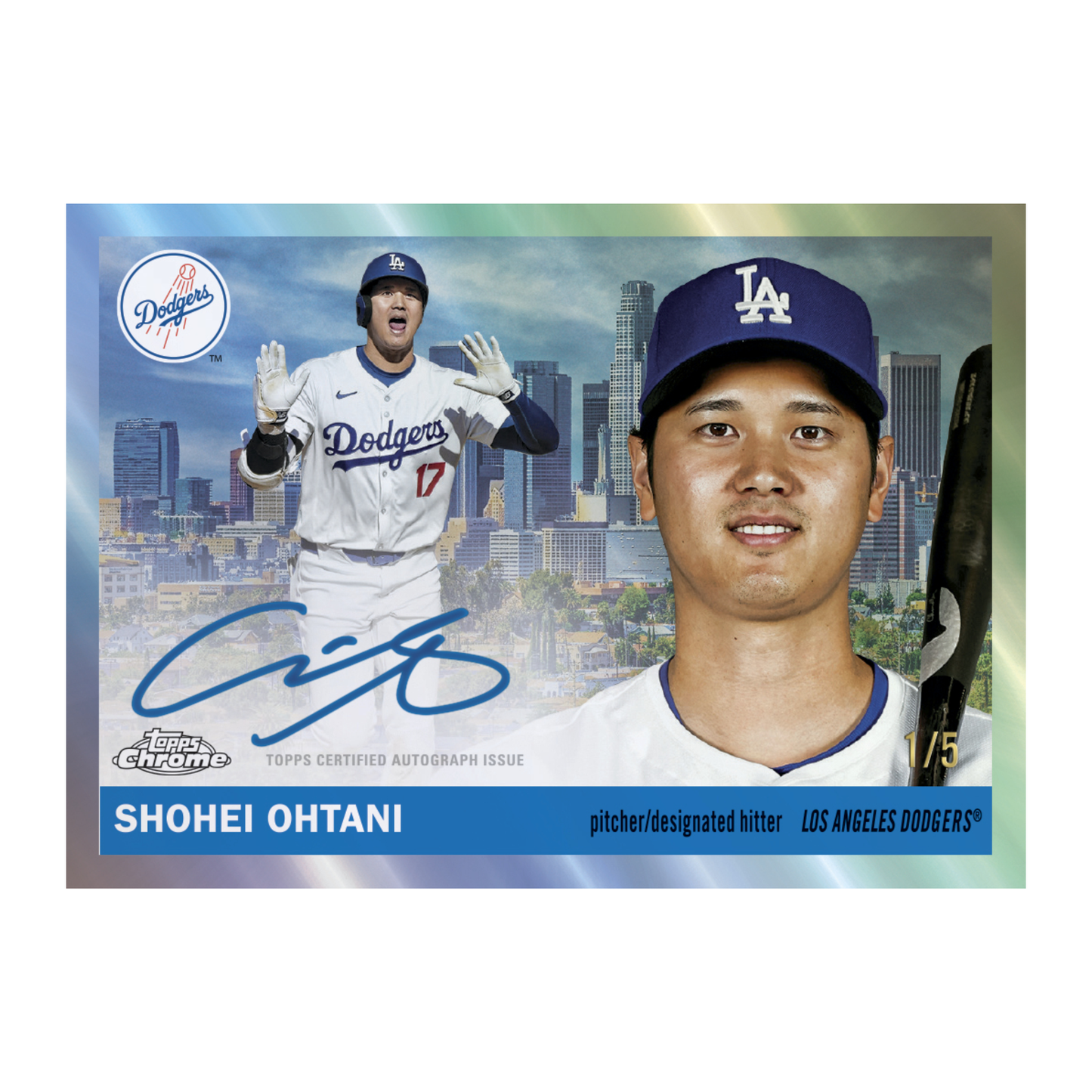 2025 Topps Chrome Platinum Baseball 1955 City Variation Autographs Shohei Ohtani