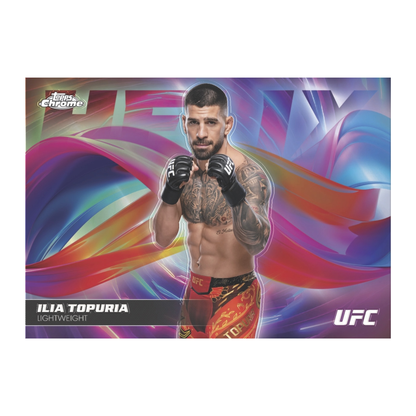2026 Topps Chrome UFC Helix Ilia Topuria