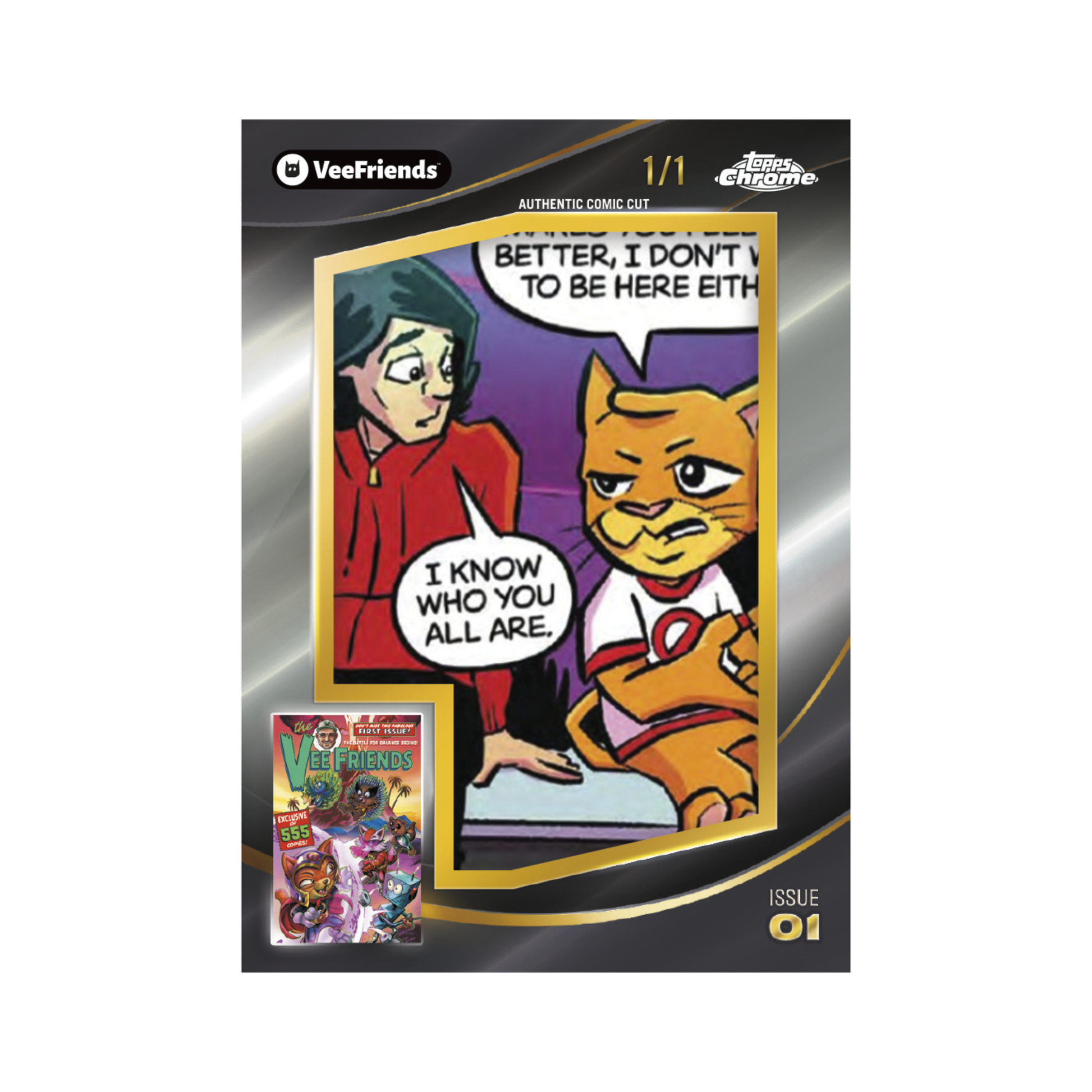 2026 Topps Chrome Veefriends Comic Clippings