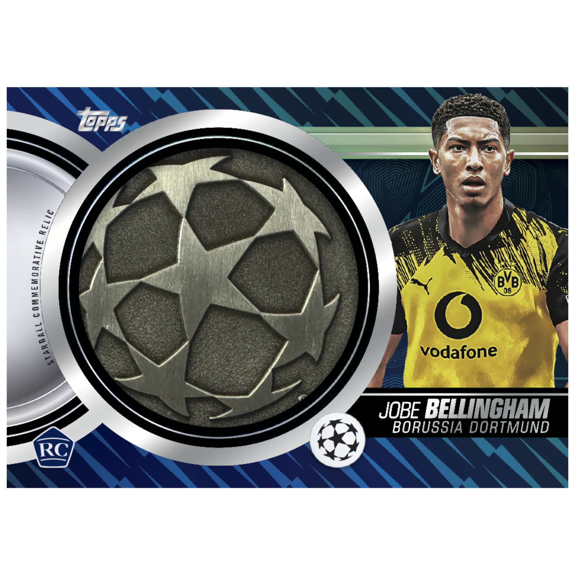 2025-26 Topps UEFA Club Competitions Soccer Commemorative Relic Jobe Bellingham