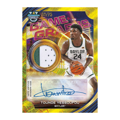 2025-26 Bowman University Best Basketball Game Graphs Tounde Yessoufou
