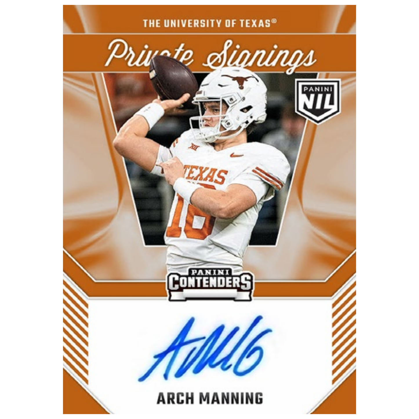 2025 Panini University of Texas NIL Private Signings Arch Manning